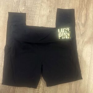 49ers leggings by Victoria’s Secret (pink)